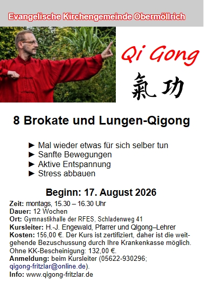 Man kann auch mal Qigong machen ...